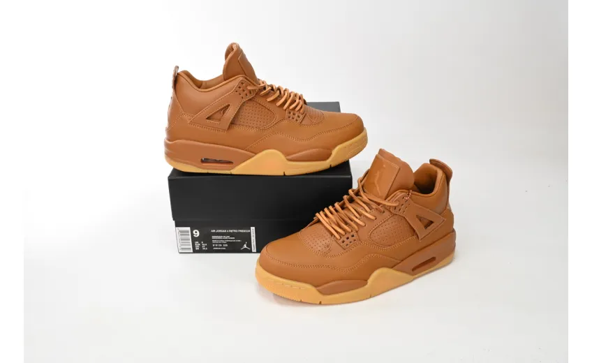 Bstsneaker-Air Jordan 4 Premium Wheat 819139-205 