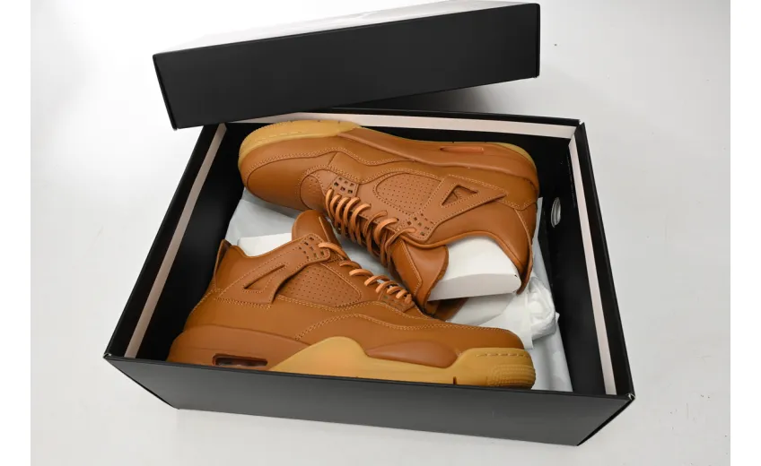 Bstsneaker-Air Jordan 4 Premium Wheat 819139-205 