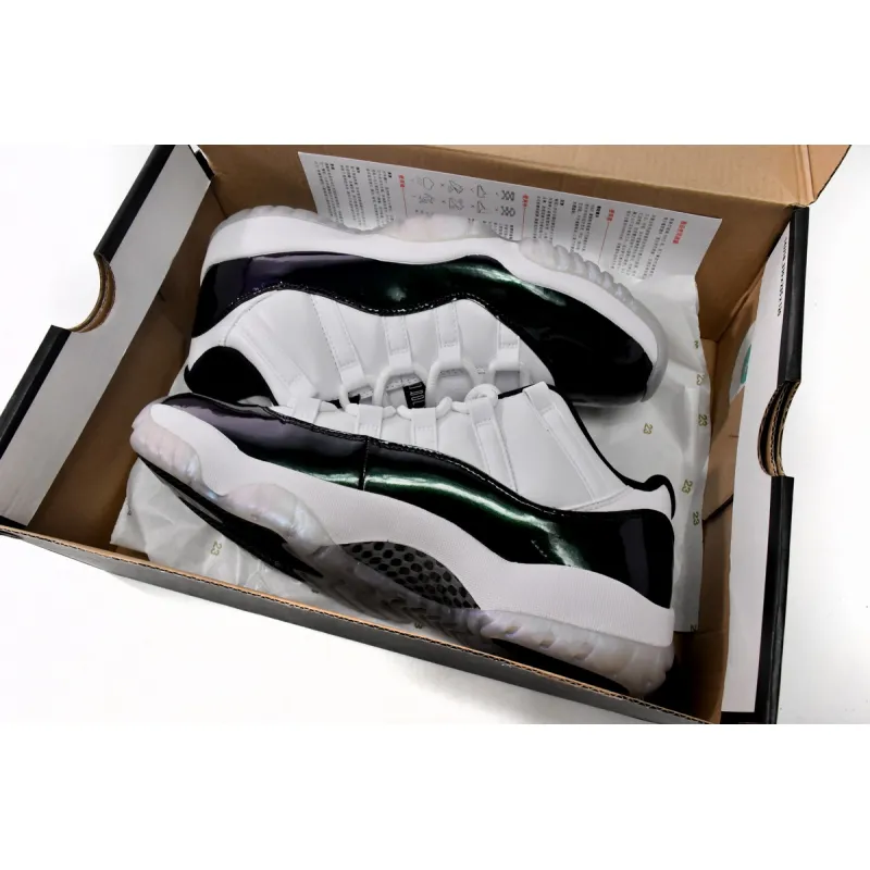 Bstsneaker-Air Jordan 11 Retro Low Emerald 528895-145 