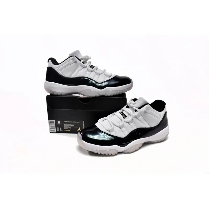 Bstsneaker-Air Jordan 11 Retro Low Emerald 528895-145 