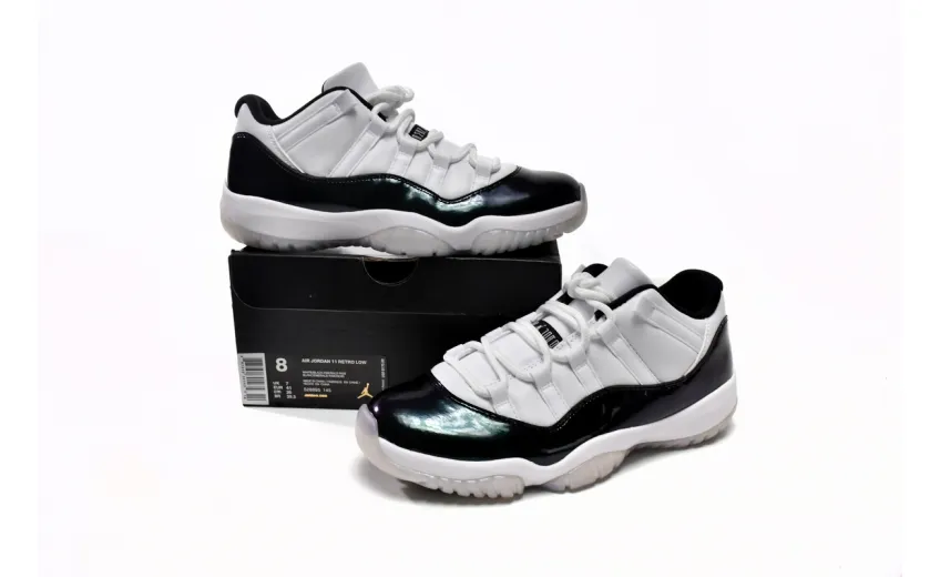 Bstsneaker-Air Jordan 11 Retro Low Emerald 528895-145 