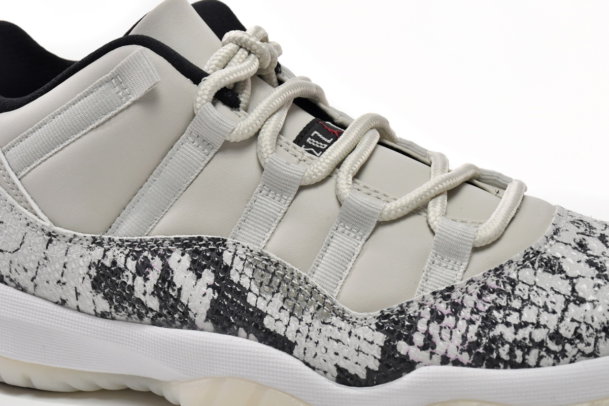 Bstsneaker-Air Jordan 11 Retro Low Light Bone Snakeskin CD6846-002 