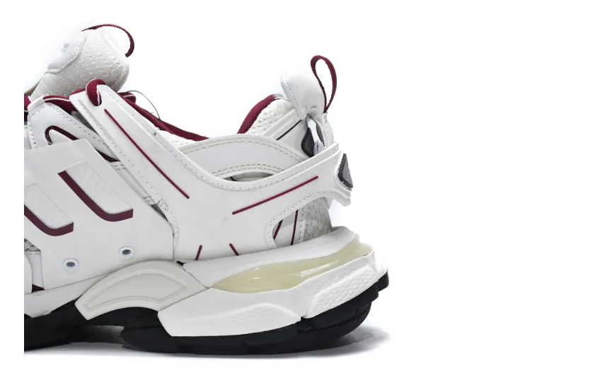 Bstsneaker-Balenciaga Tess S. White Claret Red 542436 W1JH 1915