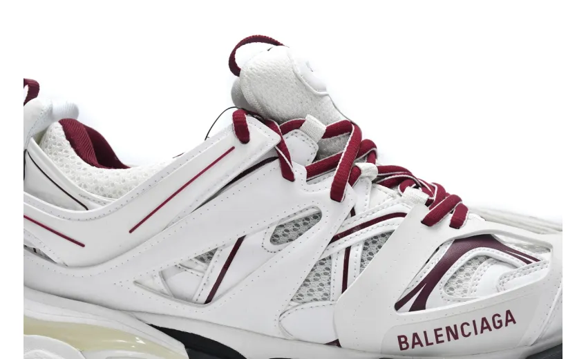 Bstsneaker-Balenciaga Tess S. White Claret Red 542436 W1JH 1915