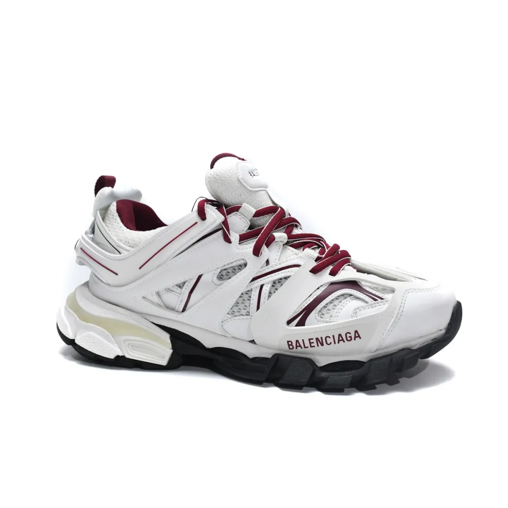 Bstsneaker-Balenciaga Tess S. White Claret Red 542436 W1JH 1915