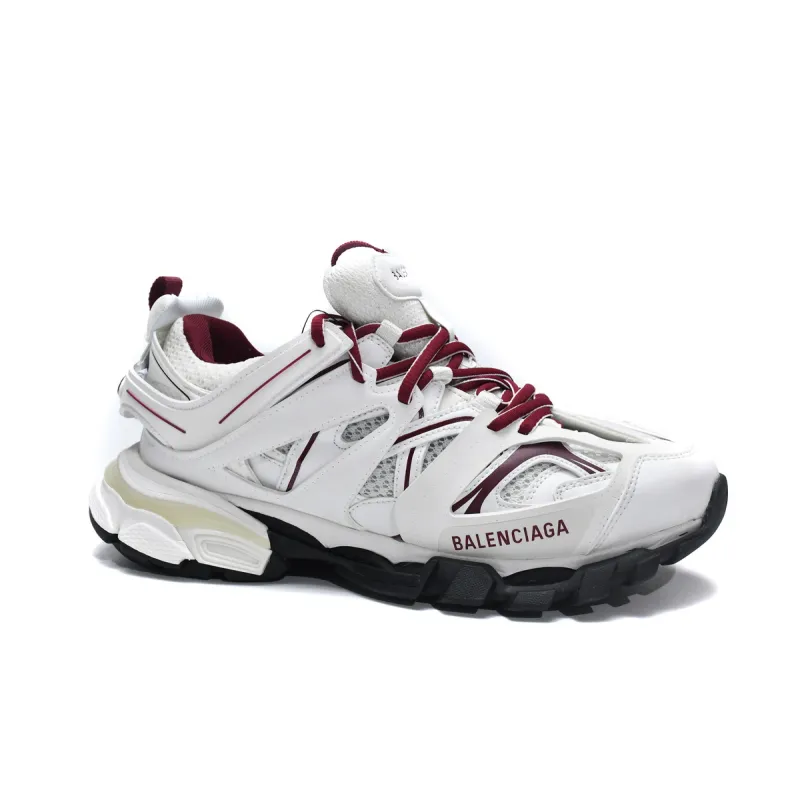 Bstsneaker-Balenciaga Tess S. White Claret Red 542436 W1JH 1915