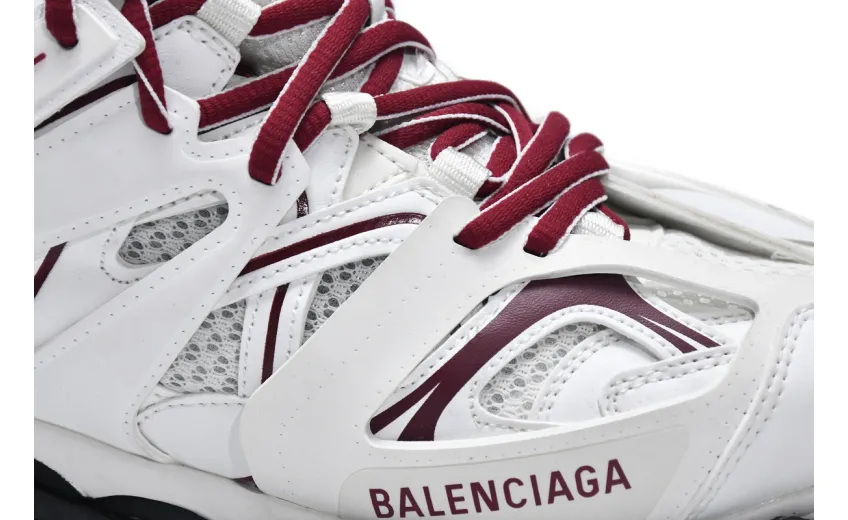Bstsneaker-Balenciaga Tess S. White Claret Red 542436 W1JH 1915
