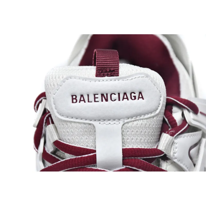 Bstsneaker-Balenciaga Tess S. White Claret Red 542436 W1JH 1915