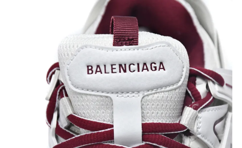 Bstsneaker-Balenciaga Tess S. White Claret Red 542436 W1JH 1915