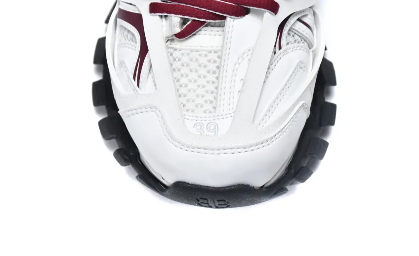 Bstsneaker-Balenciaga Tess S. White Claret Red 542436 W1JH 1915