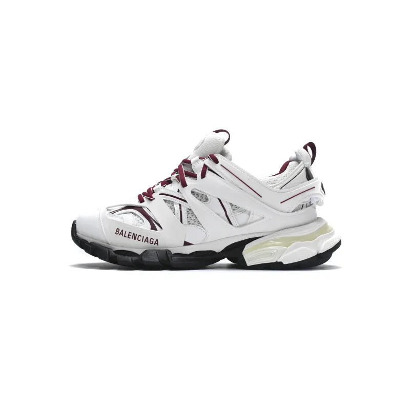 Bstsneaker-Balenciaga Tess S. White Claret Red 542436 W1JH 1915