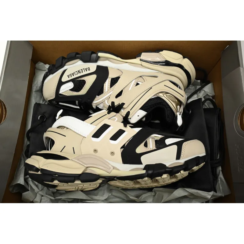Bstsneaker-Balenciaga Tess S.Black Rice Khaki Black 542436 W3AC4 8071 