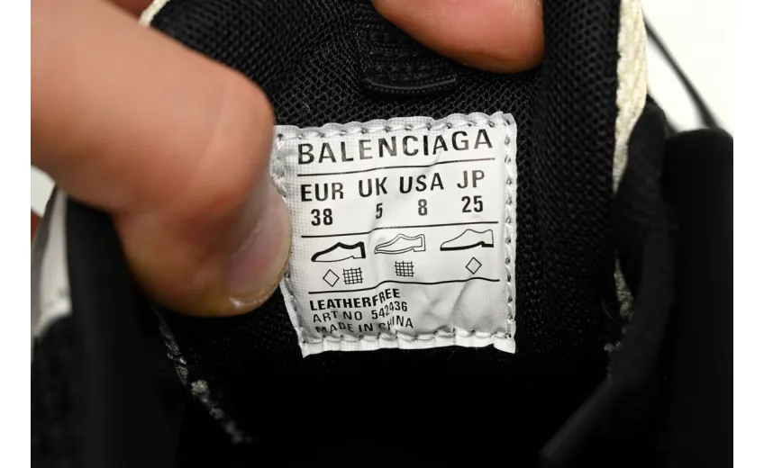 Bstsneaker-Balenciaga Tess S.Black Rice Khaki Black 542436 W3AC4 8071 