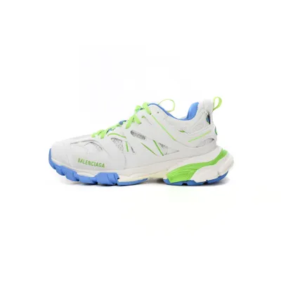 Balenciaga Tess S.Green, White, and Blue 542436 W2BC3 0285  01