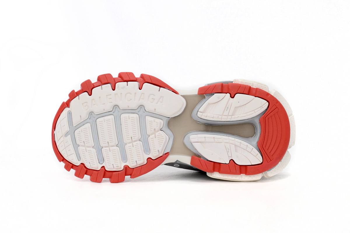 Bstsneaker-Balenciaga Tess S.White Grey Red 542436 W3DB2 7663 