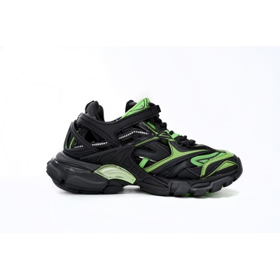 Bstsneaker-Balenciaga Track 2 Sneaker Black Green 568614 W2GN3 1086  02