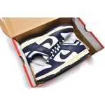 Bstsneaker-Nike Dunk Low Midnight Navy and White DD1503-115 