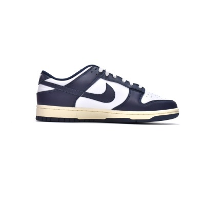 Nike Dunk Low Midnight Navy and White DD1503-115 