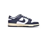Bstsneaker-Nike Dunk Low Midnight Navy and White DD1503-115 