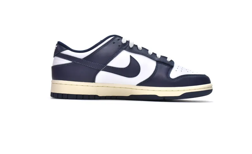 Bstsneaker-Nike Dunk Low Midnight Navy and White DD1503-115 