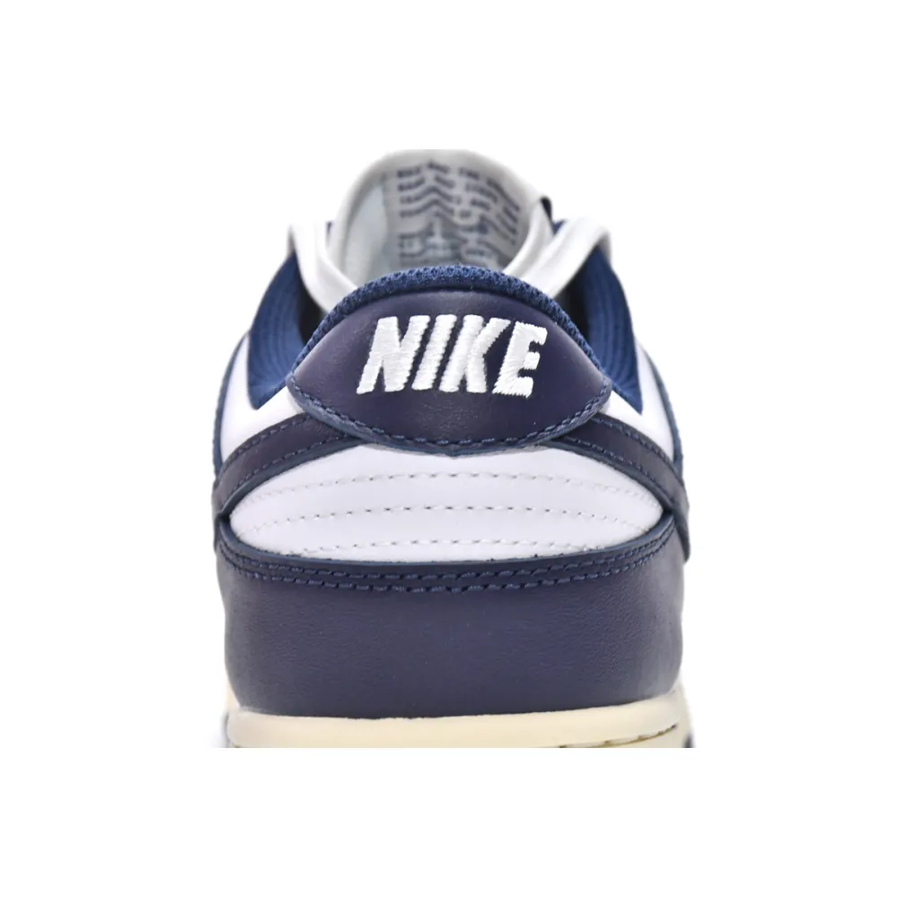 Bstsneaker-Nike Dunk Low Midnight Navy and White DD1503-115 