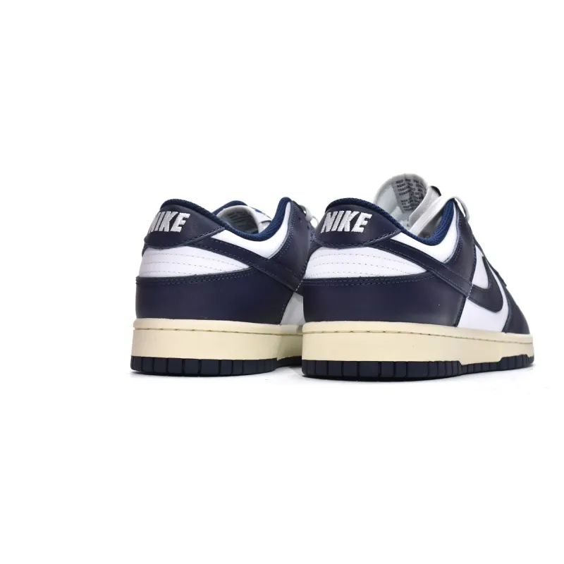 Bstsneaker-Nike Dunk Low Midnight Navy and White DD1503-115 
