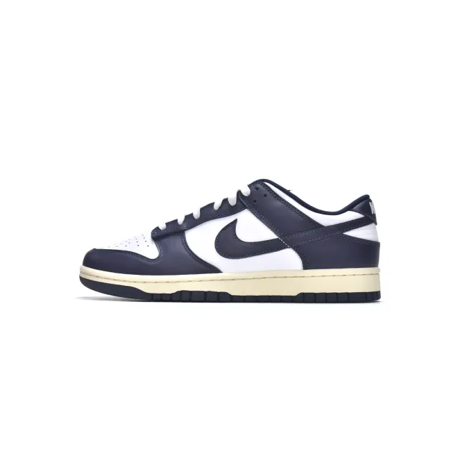 Bstsneaker-Nike Dunk Low Midnight Navy and White DD1503-115 