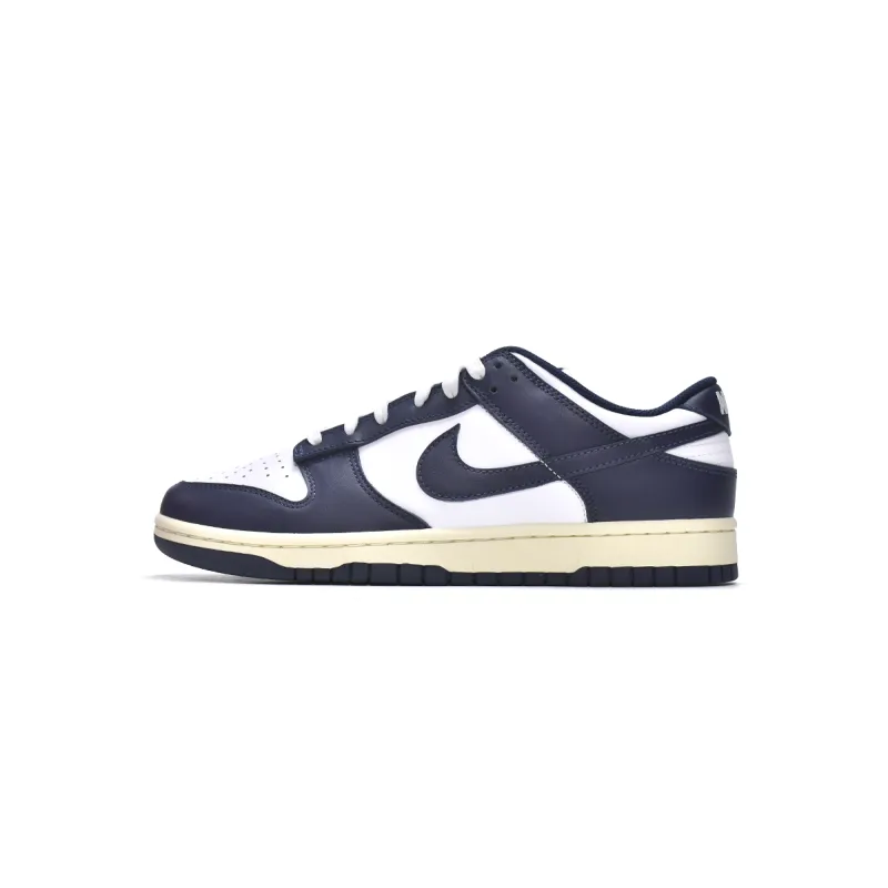 Bstsneaker-Nike Dunk Low Midnight Navy and White DD1503-115 
