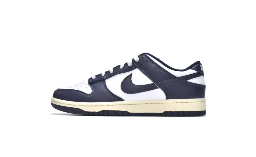 Bstsneaker-Nike Dunk Low Midnight Navy and White DD1503-115 
