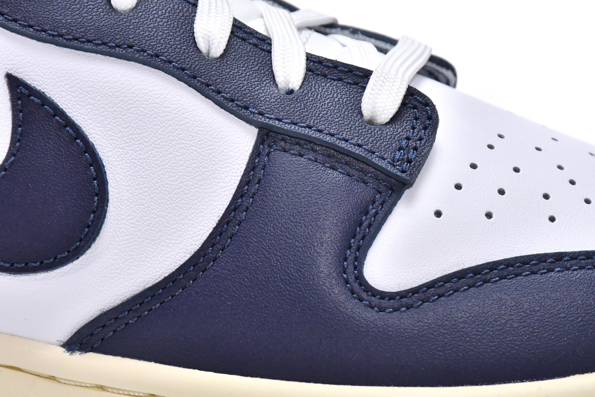 Bstsneaker-Nike Dunk Low Midnight Navy and White DD1503-115 