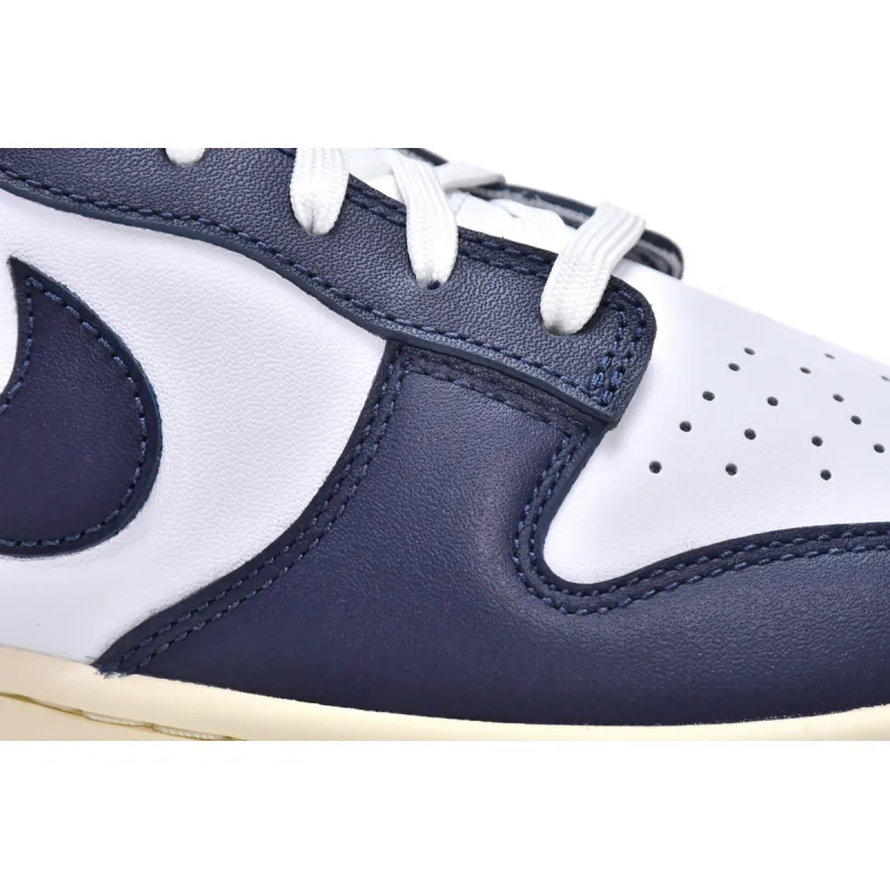 Bstsneaker-Nike Dunk Low Midnight Navy and White DD1503-115 