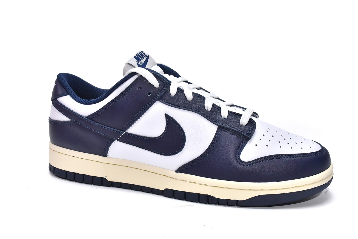 Bstsneaker-Nike Dunk Low Midnight Navy and White DD1503-115 