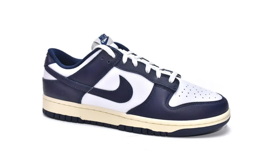 Bstsneaker-Nike Dunk Low Midnight Navy and White DD1503-115 