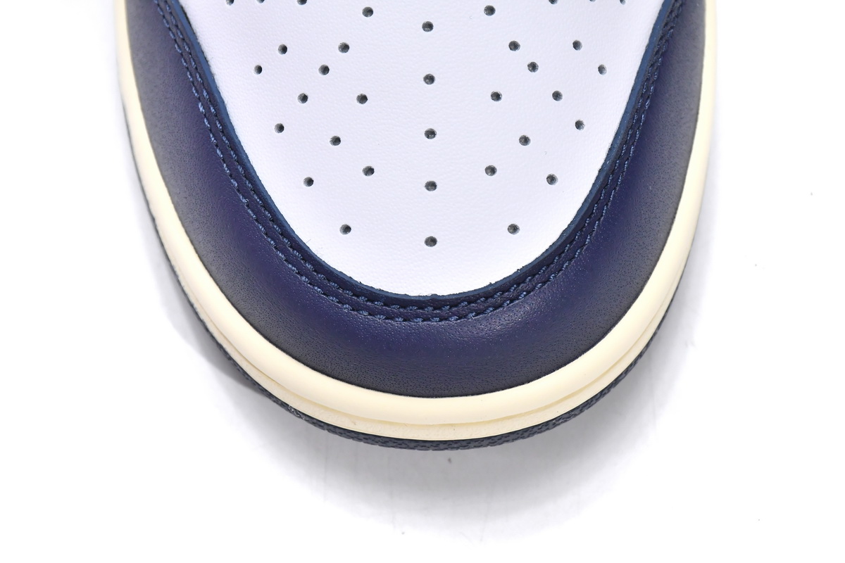 Bstsneaker-Nike Dunk Low Midnight Navy and White DD1503-115 