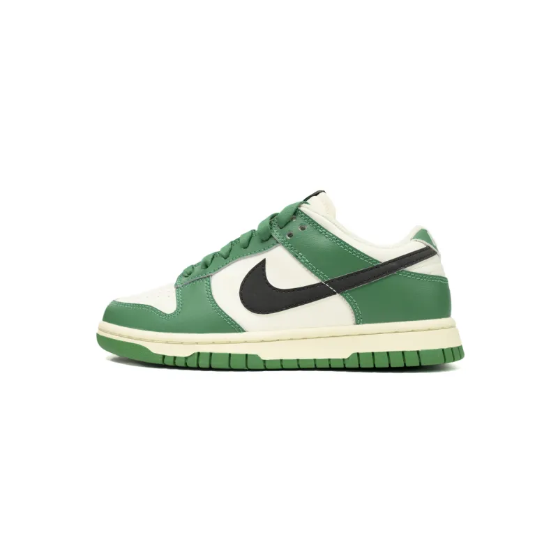 Nike Dunk Low White Green Lottery DR9654-100 