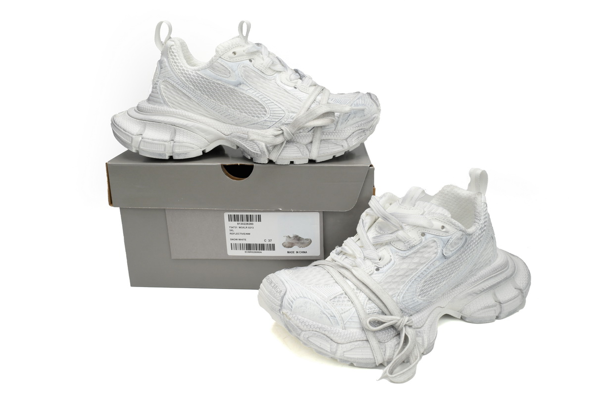 Bstsneaker-Balenciaga All White 734731 W3XLR 0213 