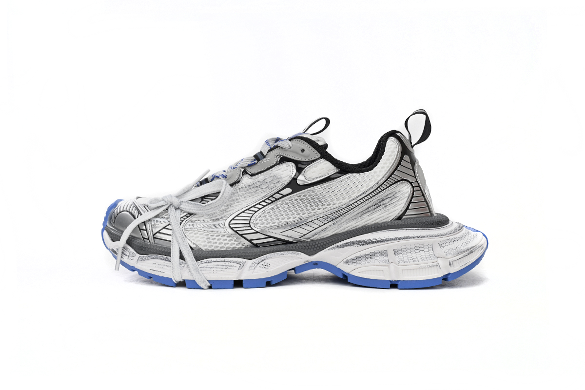 Bstsneaker-Balenciaga Black And White Blue 734734W3RB7 0226 