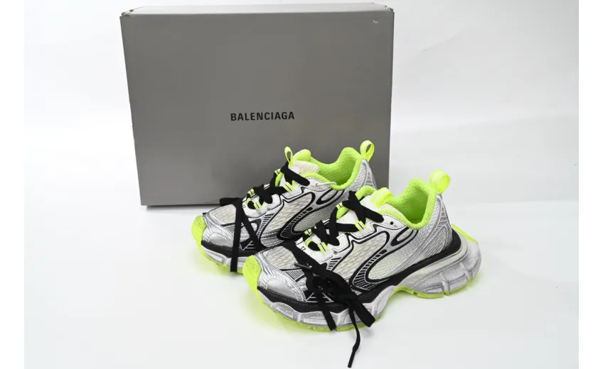 Bstsneaker-Balenciaga Black Black And White Blue 734734 W3XL6 9031 