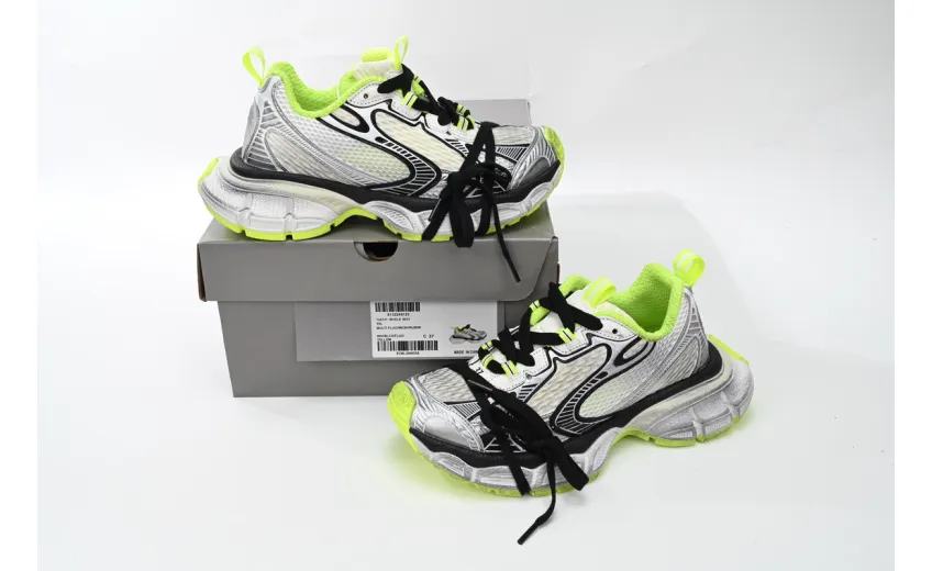 Bstsneaker-Balenciaga Black Black And White Blue 734734 W3XL6 9031 