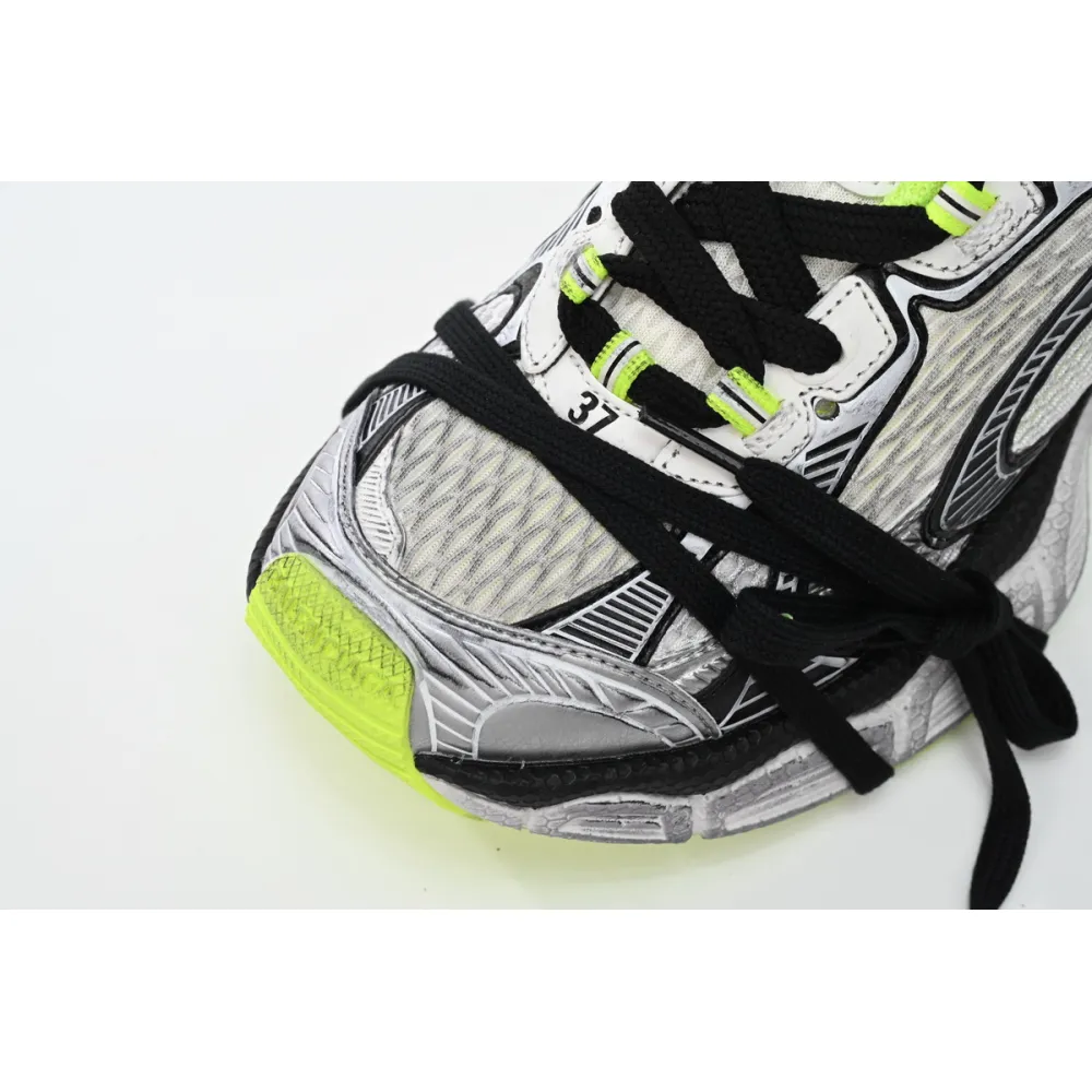 Bstsneaker-Balenciaga Black Black And White Blue 734734 W3XL6 9031 