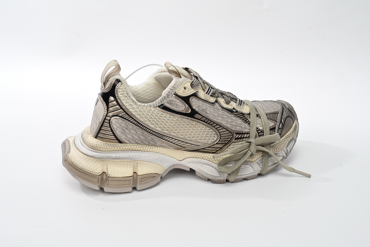 Bstsneaker-Balenciaga Black Gray White Gold 734734 W3XL6 0185 