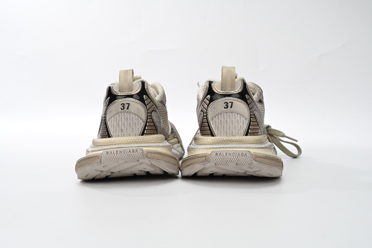 Bstsneaker-Balenciaga Black Gray White Gold 734734 W3XL6 0185 