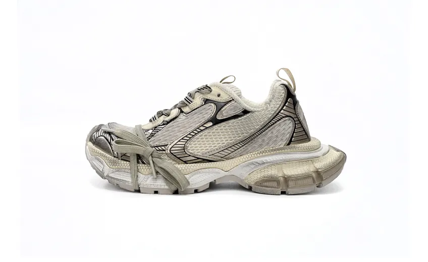 Balenciaga Black Gray White Gold 734734 W3XL6 0185 