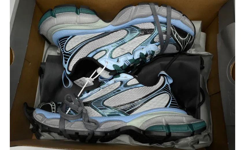 Bstsneaker-Balenciaga Black Green Blue 734731 W3XLR 0629 