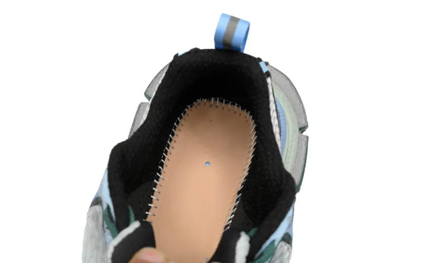 Bstsneaker-Balenciaga Black Green Blue 734731 W3XLR 0629 