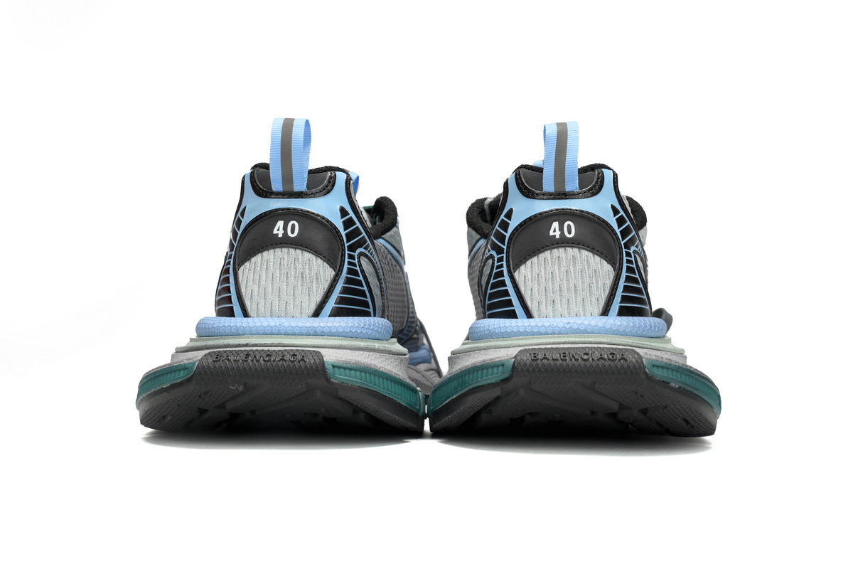 Bstsneaker-Balenciaga Black Green Blue 734731 W3XLR 0629 