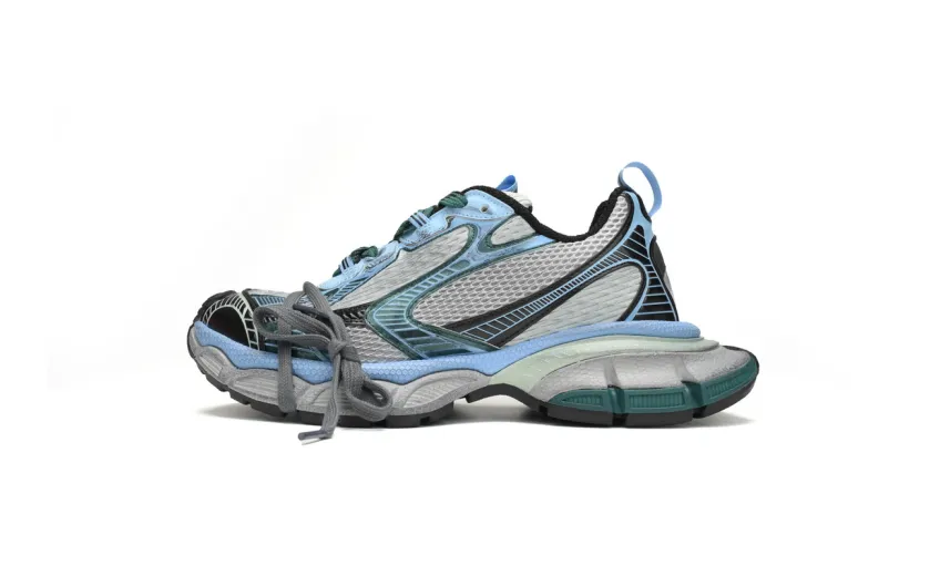 Bstsneaker-Balenciaga Black Green Blue 734731 W3XLR 0629 