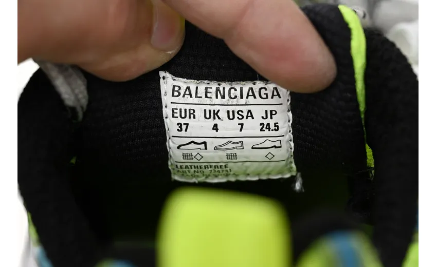 Bstsneaker-Balenciaga Black Green Grass 734731 W3XL6 7019 