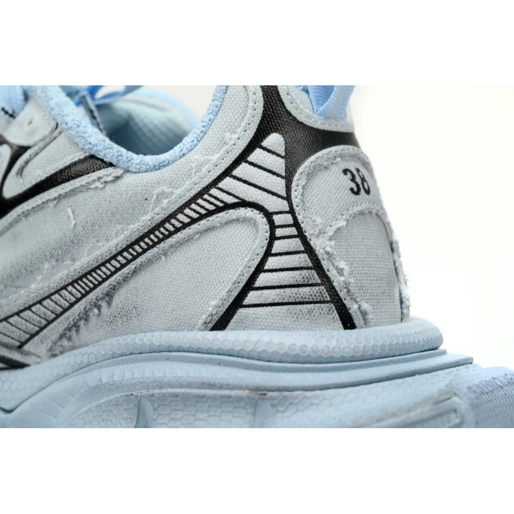 Bstsneaker-Balenciaga Black Light Black Blue 734731 W3XL5 0521 
