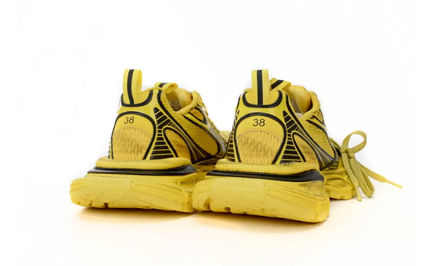 Bstsneaker-Balenciaga Black Yellow 734733 W3XL2 7010 